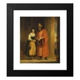 thumbnail image 2 of Gilbert Stuart Newton 20x23 Black Modern Framed Museum Art Print Titled - Shylock and Jessica from the ‘Merchant of Venice,’ II, II, 2 of 5