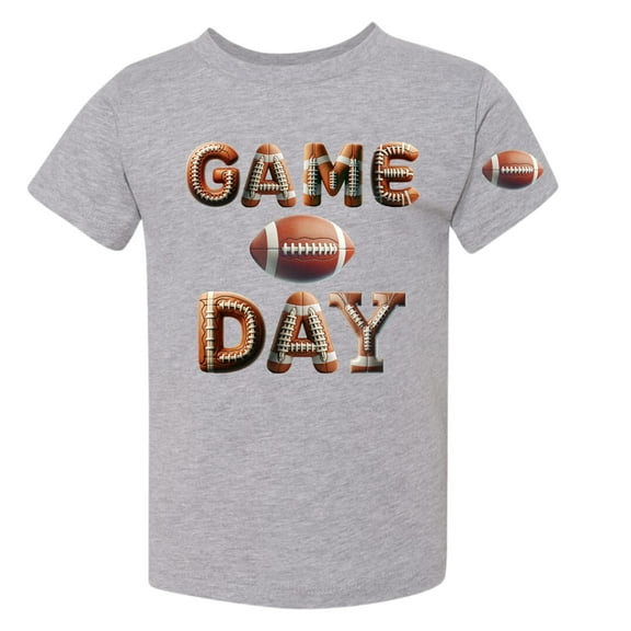Boys Graphic T Shirt Game Day Football (Toddler 2T-5T & Little Boys)