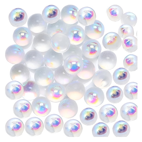 BPPEG Clear Marbles for Vases,100 Pcs Glass Marbles Bulk,Glass Beads for Vase Fillers,Crystal Stones for Gifts and Crafts