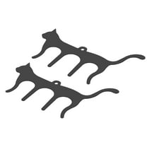 Uxcell 2pcs Cute Cat Shaped Metal Music Book Clip and Page Holder, Piano Sheet Music Holders Music Book Holder, Black