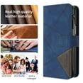 thumbnail image 5 of Dteck Zipper Wallet Case for Samsung Galaxy Z Fold 4,Magnetic Leather + PC Case with 9 Card Slots Pocket Flip Full Body Protective Cover for Galaxy Z Fold 4 5G,Blue, 5 of 6