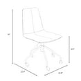 thumbnail image 4 of Inmod Mid-Century Modern Quinn Office Chair, 4 of 5