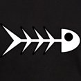 thumbnail image 3 of CafePress - Fishbones Dark T Shirt - Men's Classic Graphic Cotton T-Shirt, 3 of 4