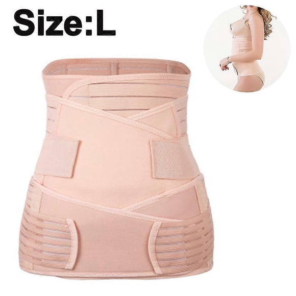 （L）recovery belt postpartum belly band wrap abdominal binder