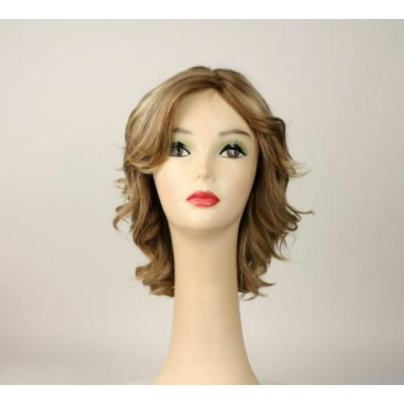 European Human Hair Freeda Wig Regina Blonde With Highlights Multi-Directional Skin Top Size S