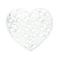 thumbnail image 2 of KQJQS Hollow Heart-shaped PVC Placemat - Heat-resistant and Insulation Pad for Home Dining, 2 of 6
