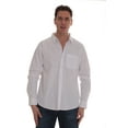 thumbnail image 2 of Whiskey and Oak Mens Slim Fit Long Sleeve Button Down Shirts 67907-WHT-L (White with Small Pattern, Large), 2 of 4