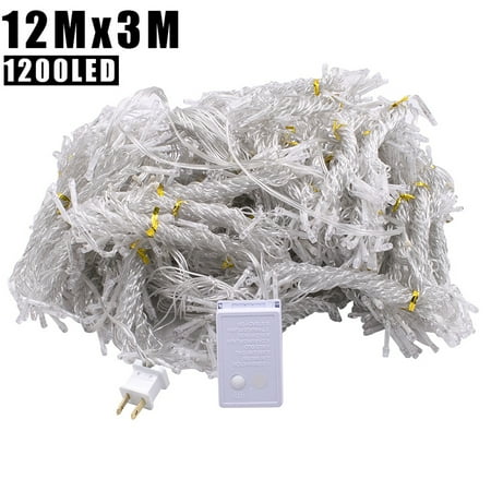 Clearance, Led String Fairy Lights, 39.4 x 9.8ft 1200 LED String Lights for Bedroom, Curtain String Lights w/8 Modes, Lights...