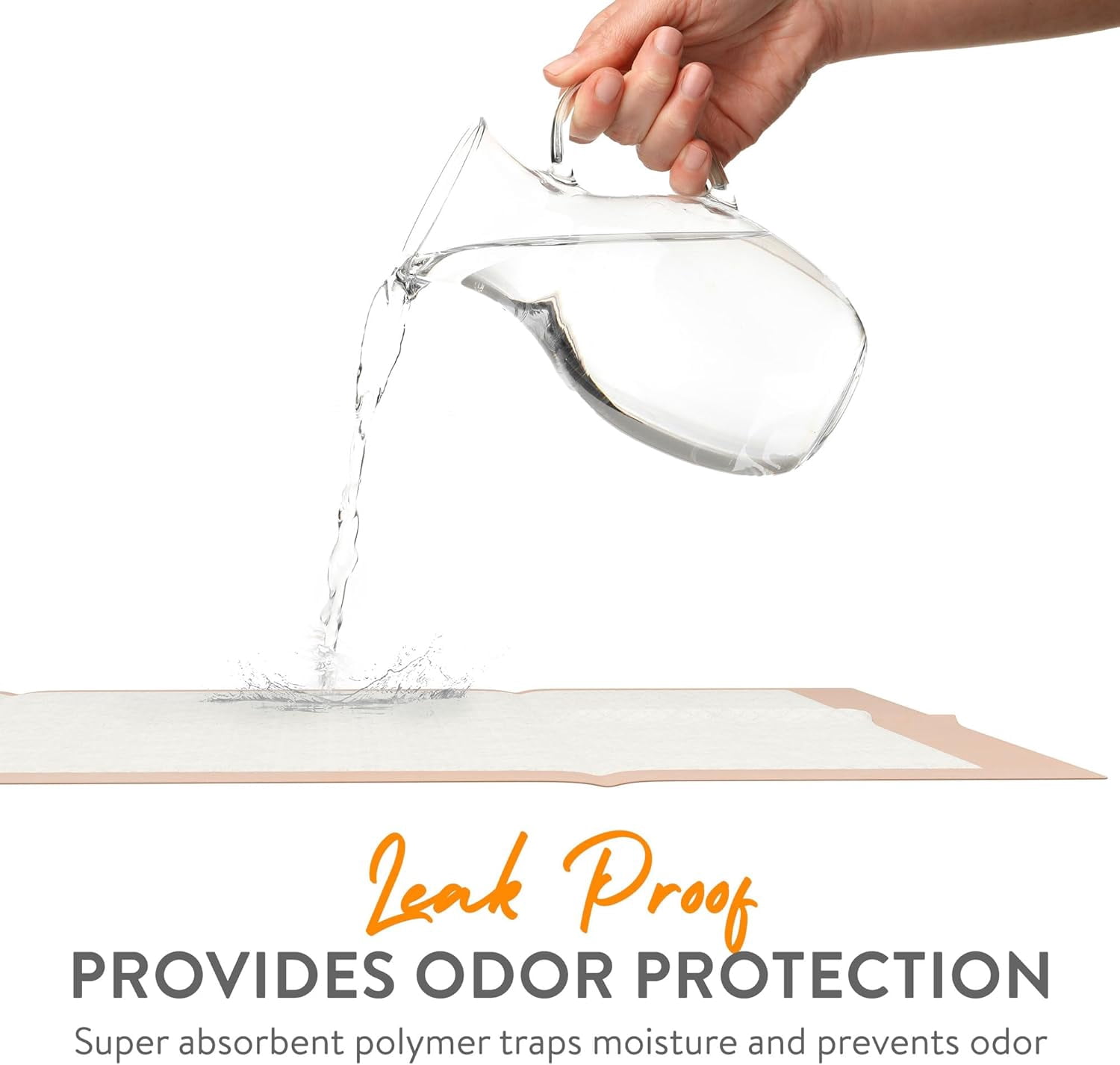 Extra Large Disposable Bed Pads 30" x 36", Super Absorbent Waterproof Underpads for Incontinence, 50-Pack with Leakproof & Odor Control, Ultra Thick for Adult Bed Protection
