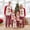 Red, variant on Nibbcoa Christmas Matching Family Pajamas Set Long Sleeve Tops with Plaid Pants winter Sleepwear