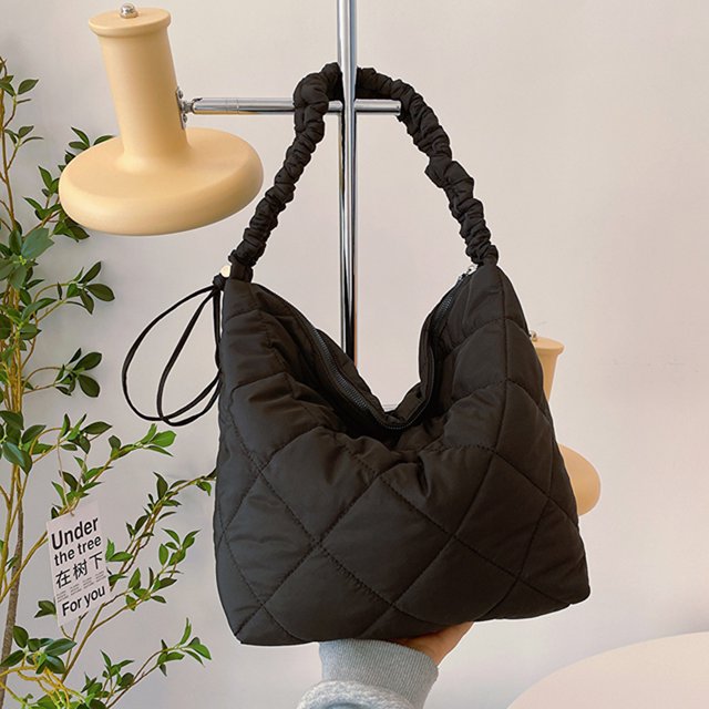 Bolso acolchado Bolso de gran capacidad Bolso de compras para mujer a la moda