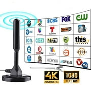 TV Antenna -DFITO Indoor/Outdoor Digital Antenna up 150 Miles Range, Free Local Channels Support DTMB,ISDB,DVB-T,DMB-T
