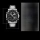 thumbnail image 5 of Reloj de moda, moderno, multifuncional, con tres zonas horarias, esfera grande, para hombres de negocios, reloj electrónico con correa de acero, 5 of 5