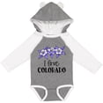 thumbnail image 3 of Inktastic I Love Colorado Columbine Flowers Boys or Girls Long Sleeve Baby Bodysuit, 3 of 5