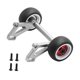 thumbnail image 2 of Rueda delantera para coche RC, barra de caballito de aluminio, rueda trasera para coche RC, soporte delantero Astilla, 2 of 9