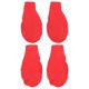 thumbnail image 1 of 4pcs Protective Dog Rain Shoes Dog Shoes Anti-Slip Dog Shoes Dog Pet Shoes (L), 1 of 3