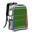 thumbnail image 3 of Sikiie American Football Field Clear Backpack, Transparent Bookbag for School for Women Men, Capacity Clear Bag for College, Travel, 3 of 7
