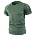 thumbnail image 4 of Kalauyu Running Shirts Men Sport Tops Dry Fit Gym Wicking Athletic T Shirts Breathable Cool Workout Shirts, 4 of 6