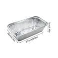 CaiTeLin Disposable Commercial Commercial Tin Box Grilled Fish Aluminum
