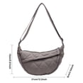 thumbnail image 4 of Bolso Bandolera para Mujer Con Crescent Bag Nailon (gris), 4 of 6