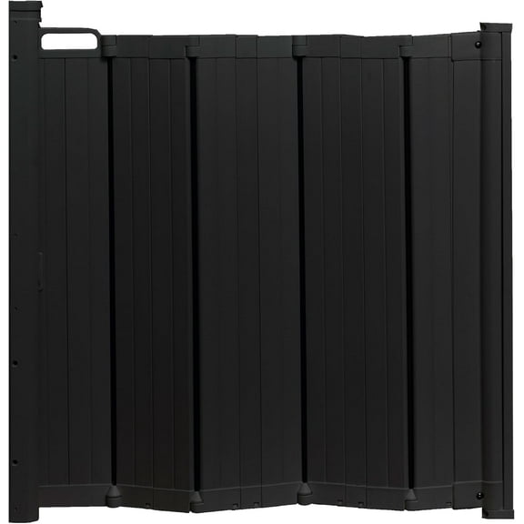 Retractable Pet Gate, Black