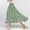 Green, variant on Black Dresses for Women LEBONYARD Lace Skirt with Sheer Panels,Women's Fashion Printing A Character Elastic Waist Big Leisure Skirt Green L
