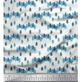 thumbnail image 1 of Soimoi Modal Satin Fabric Artistic Tree Decor Fabric Printed Yard 42 Inch Wide, 1 of 1