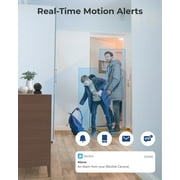Reolink E1 Pro-Black 2 Pack, 2.4/5ghz WiFi 4MP HD Plug-in Wireless AI Detect Indoor Home Security Camera