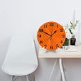 thumbnail image 2 of Naloa Clock number Print Wall Clock - Clocks Battery Operated, Small Silent Non-Ticking, Decorative for Living Room, Office, Bedroom, Home(9.84"), 2 of 5