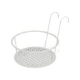 thumbnail image 1 of Metal Art Hanging Garden Rack for Flower Pots Planters Over Rail Fence Patio Holder, 1 of 6