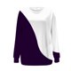 thumbnail image 2 of Gibobby Sudaderas para mujer Sudadera suelta para mujer cuello redondo para otoño e invierno(Morado,XL), 2 of 4