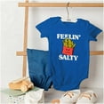 thumbnail image 4 of Funny Feelin Salty Fries Food Pun Romper Boys or Girls Infant Baby Brisco Brands 12M, 4 of 6