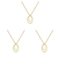 thumbnail image 1 of Collar de cadena de moda joyería de Oro ajustable exquisita Qarigey, 1 of 6
