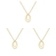 thumbnail image 1 of Collar de cadena de moda joyería de Oro ajustable exquisita Qarigey, 1 of 6