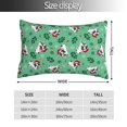 thumbnail image 2 of Honeii Christmas French Bulldog Print Pillow Cases,Plush Throw Pillow Covers,Decorative Pillowcase for Sofa, Couch, Living Room-20"x30", 2 of 6