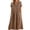 Coffee-3(Womens Dresses), variant on Midi Dress for Women Trendy Sleeveless V Neck with Pockets Summer Casual Loose Sundresses