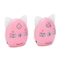 thumbnail image 3 of Wireless Audio Baby Monitor Two-Way Baby Monitor with Music Pink (100-240V) (EU Plug), 3 of 5
