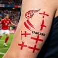 thumbnail image 3 of Flag Temporary Tattoos Suitable For Various Football Matches And Cheerleading Events Temporary Face Tattoos, 3 of 5