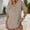 Khaki, variant on Tittly Womens T Shirts Cotton Shirts Tops Short Sleeve Shirts for Women Casual Women's Fashionable And Casual Solid Color V Neck Short Sleeved T Shirt Black
