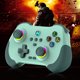 thumbnail image 1 of Controlador inalámbrico RGB conveniente portátil Compatible con Bluetooth para interruptor PS4, 1 of 7