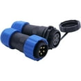 thumbnail image 1 of Wire Connector Plug And Socket Fountain Pump Silicone Sealing Ring Aviation 5Pin, 1 of 9