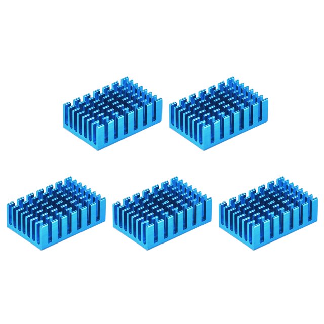 Unique Bargains 30x20x10mm Thermal Pad Aluminum Heatsink Electronic Radiators Blue 5 Pcs