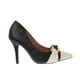 thumbnail image 1 of Zapatillas ?ngela color negro con detalle de moño y hebilla dorada en punta 24.0 Dorothy Gaynor Zapatillas ?ngela color negro con detalle de moño y hebilla dorada en punta 24.0, 1 of 6
