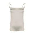 thumbnail image 4 of Nfurl Silky Satin Camisoles for Women for Under Clothes Soft Sleeveless Camisole Tops Comfy Casual Basic Undershirts Summer Slim Fit Undershirt, 4 of 6
