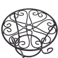 thumbnail image 4 of THY COLLECTIBLES Metal Potted Plant Stands Rust Proof Iron Art Flower Pot Holder Rack Steel Short Planter Supports Trivet Floor Garden Pots Containers Vase Fishbowl Stand (1 PC), 4 of 5