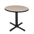 thumbnail image 1 of Regency TB30RNDBE 30 In. Round Cain Lunchroom Table - Beige, 1 of 2