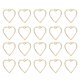thumbnail image 1 of Uxcell 60Pcs Colgantes de Aleación Abiertos, Colgante de Marco Hueco en Forma de Corazón, Colgante de Marco Abierto Geométrico, Tono Oro Rosa, 1 of 6