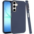 thumbnail image 3 of For Samsung A17 5G Classy Slick Chromed Around Hybrid Case Cover - Dark Blue, 3 of 3