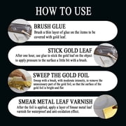 Gold Leaf Adhesive Kit, 100ml Gilding Adhesive