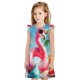 thumbnail image 1 of Balery Tropical Flamingo Pool Float Camisón de princesa para niñas, pijama de algodón con mangas abullonadas, suave y bonito.-Small, 1 of 6